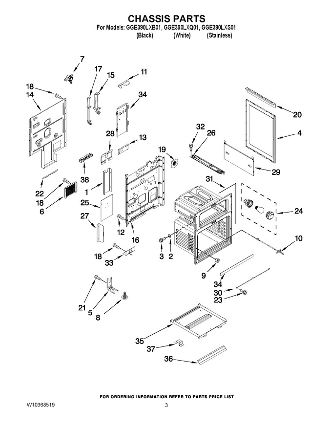 Diagram for GGE390LXQ01