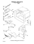 Diagram for 02 - Freezer Liner Parts