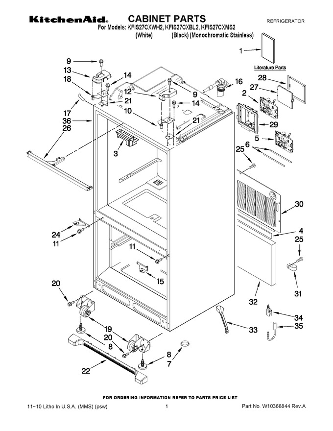 Diagram for KFIS27CXMS2