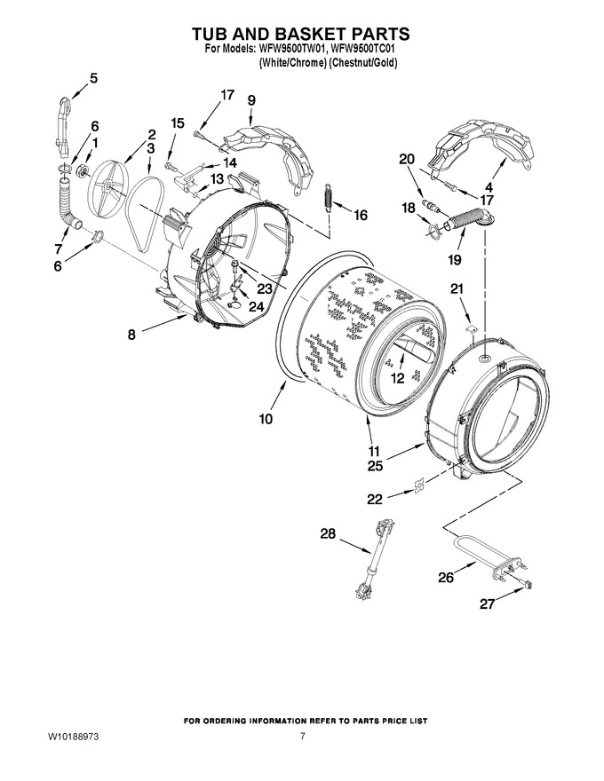 Diagram for WFW9500TC01
