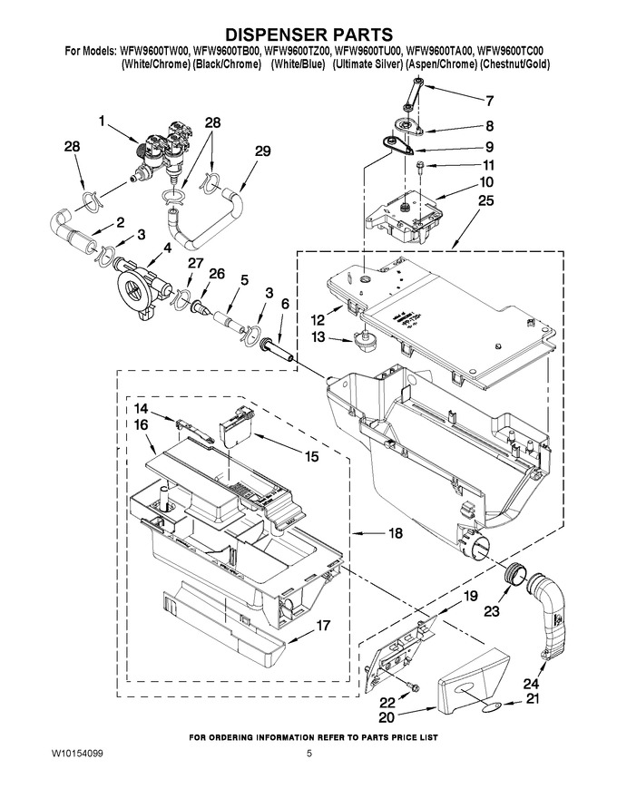 Diagram for WFW9600TZ00