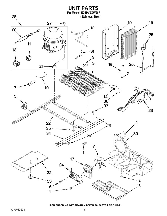 Diagram for ED5PVEXWS07