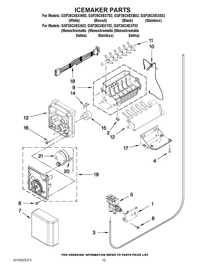 Diagram for GSF26C4EXS02