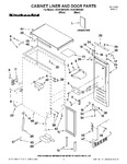 Diagram for 01 - Cabinet Liner And Door Parts