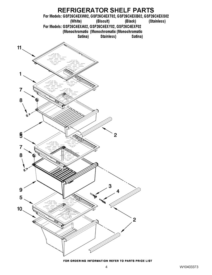Diagram for GSF26C4EXS02