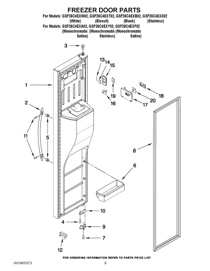 Diagram for GSF26C4EXW02