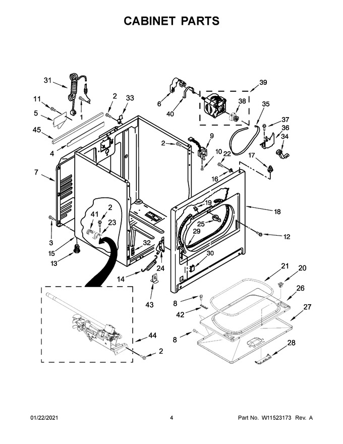Diagram for WGD49STBW3