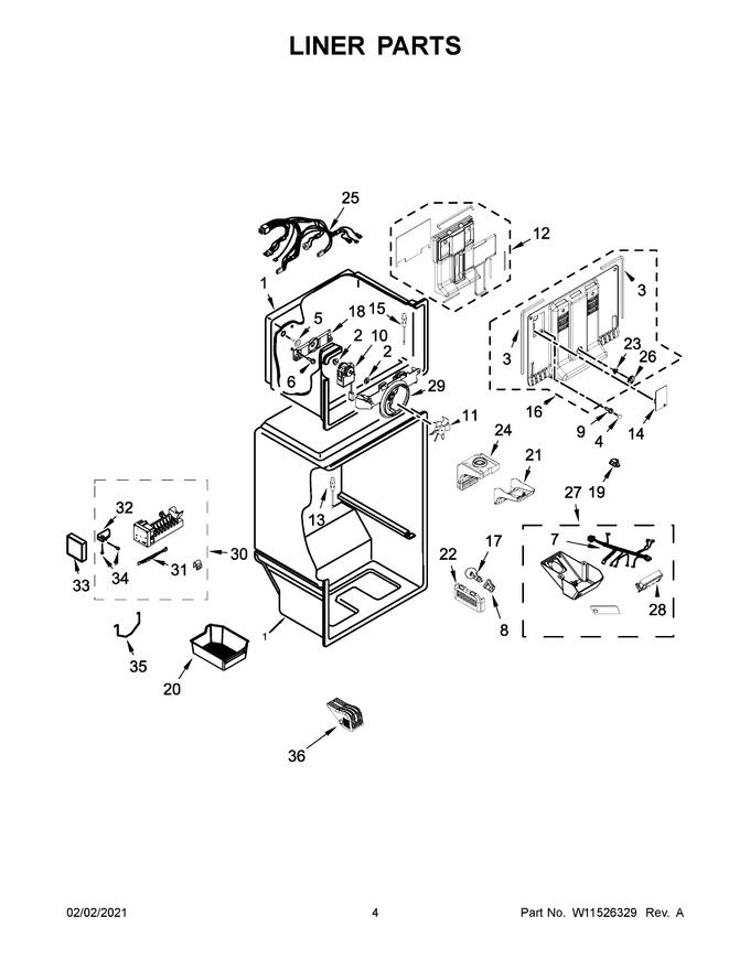 Diagram for WRT318FMDW06