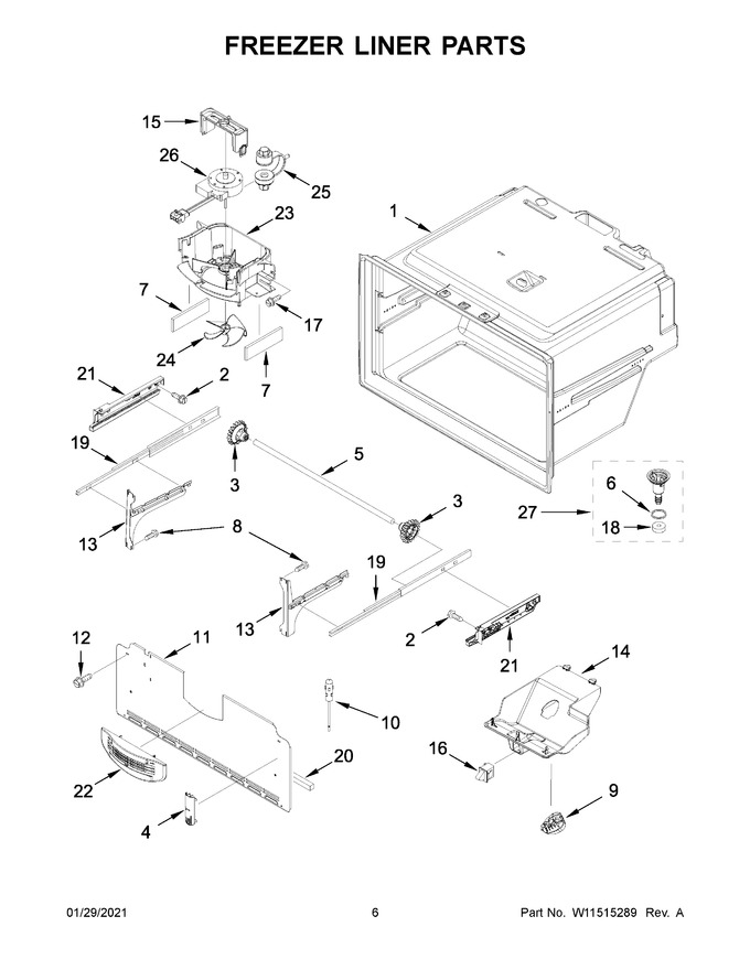 Diagram for WRF555SDHV04