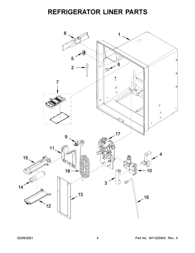 Diagram for WRF555SDHB03