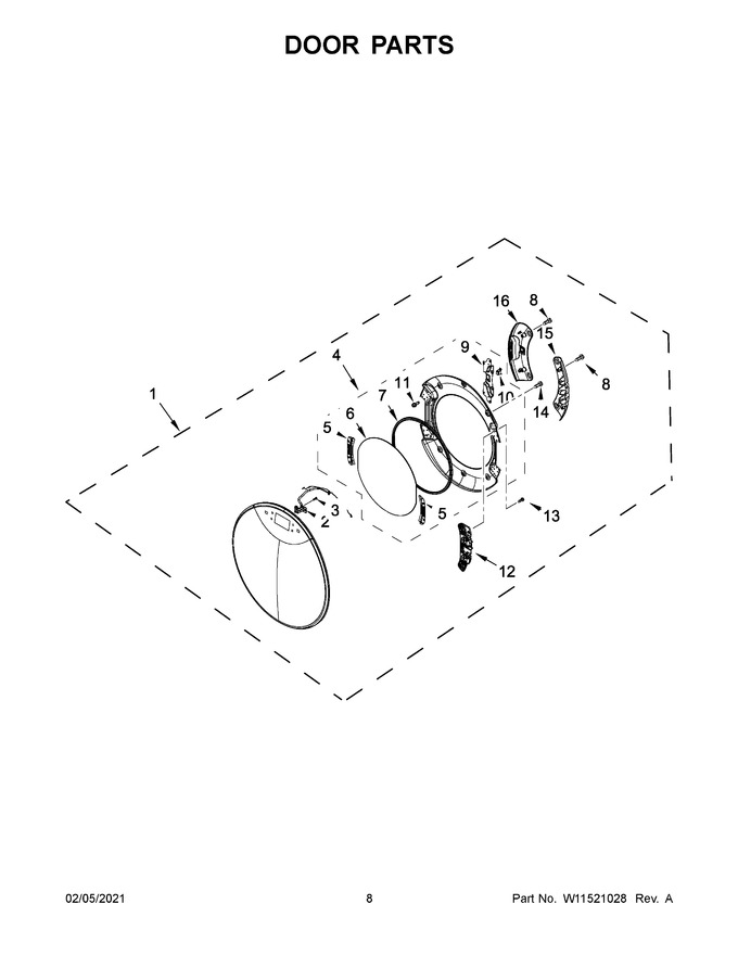 Diagram for WGD9620HW2