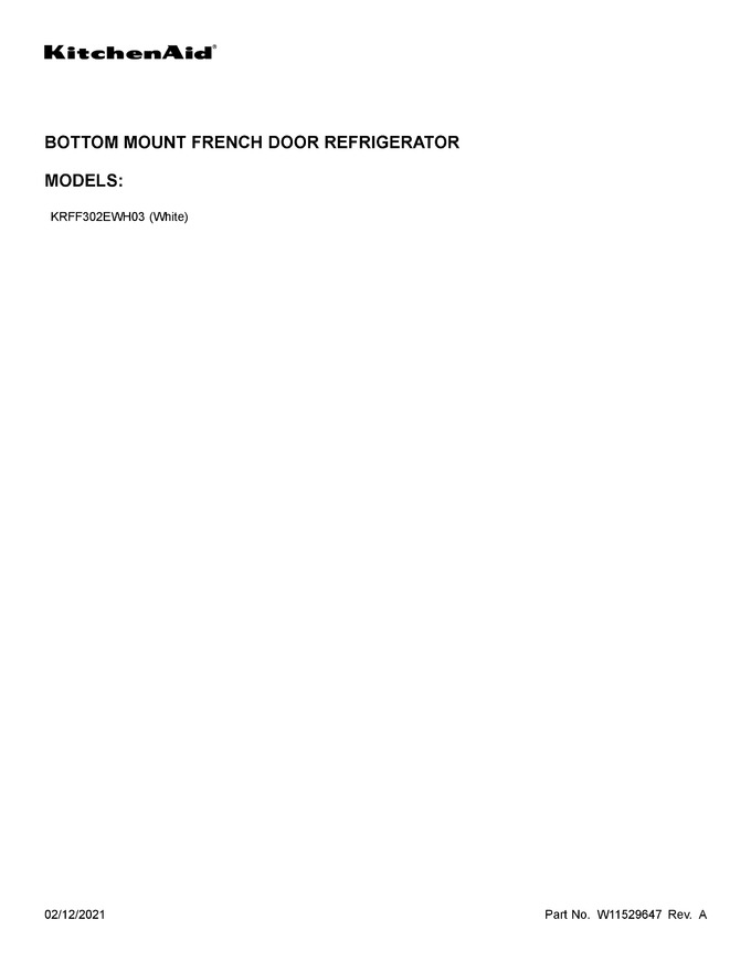 Diagram for KRFF302EWH03