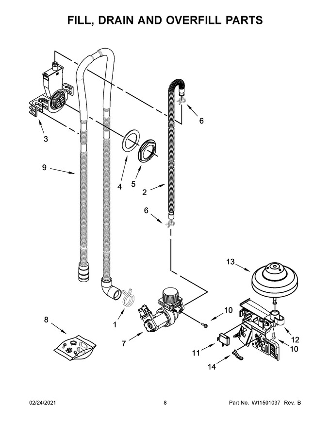 Diagram for WDF520PADM8