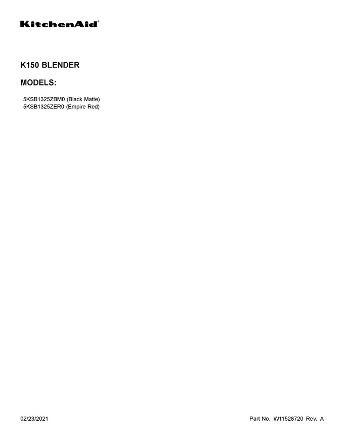 Diagram for 5KSB1325ZER0