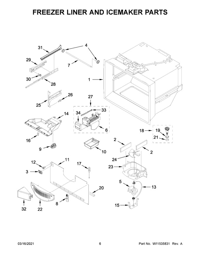 Diagram for WRFA32SMHZ04