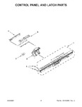 Diagram for 03 - Control Panel And Latch Parts