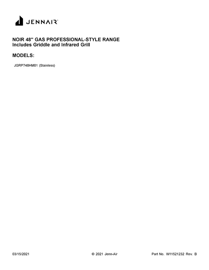 Diagram for JGRP748HM01