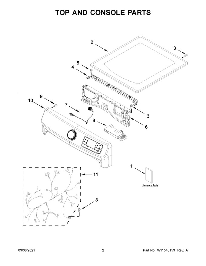 Diagram for MGD8630HW3