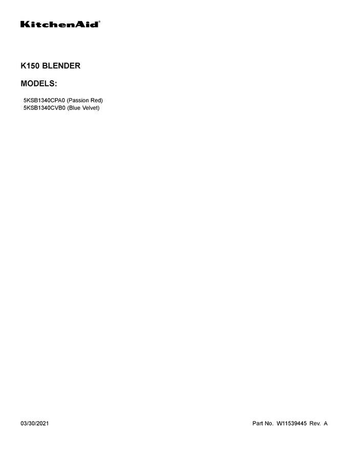 Diagram for 5KSB1340CPA0