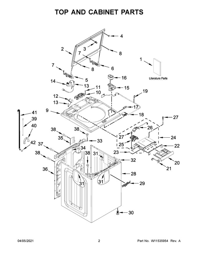 Diagram for WTW5105HW2