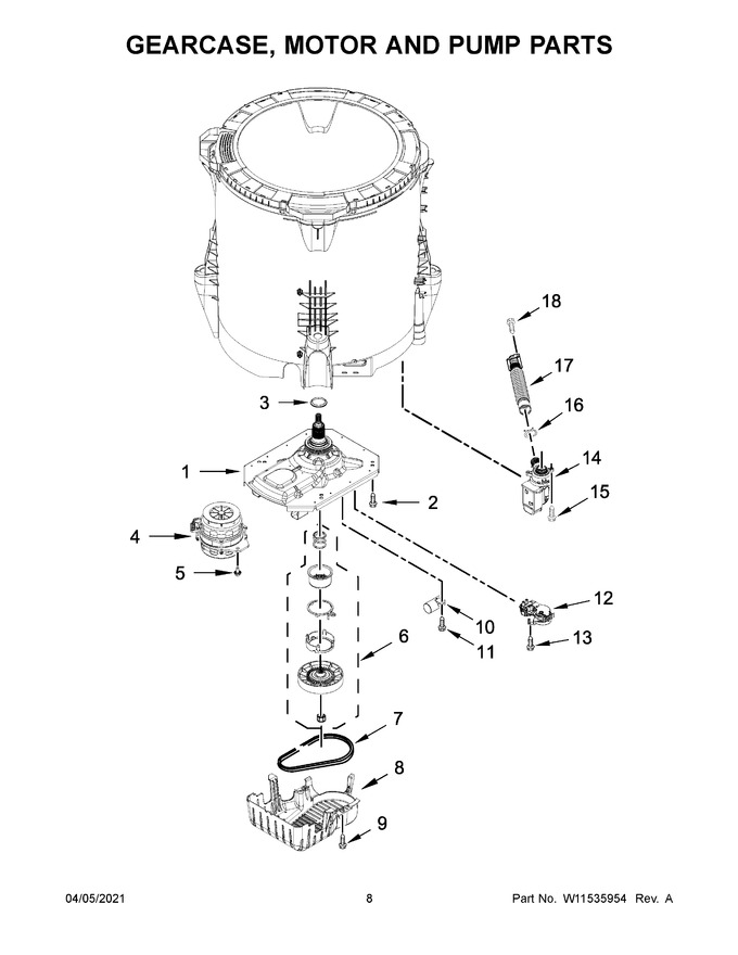 Diagram for WTW5105HC2