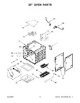 Diagram for 05 - 30" Oven Parts