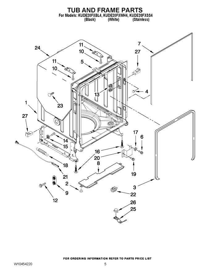 Diagram for KUDE20FXBL4