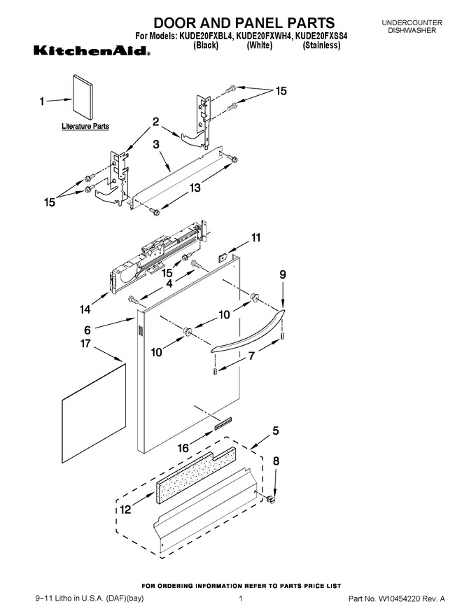 Diagram for KUDE20FXSS4