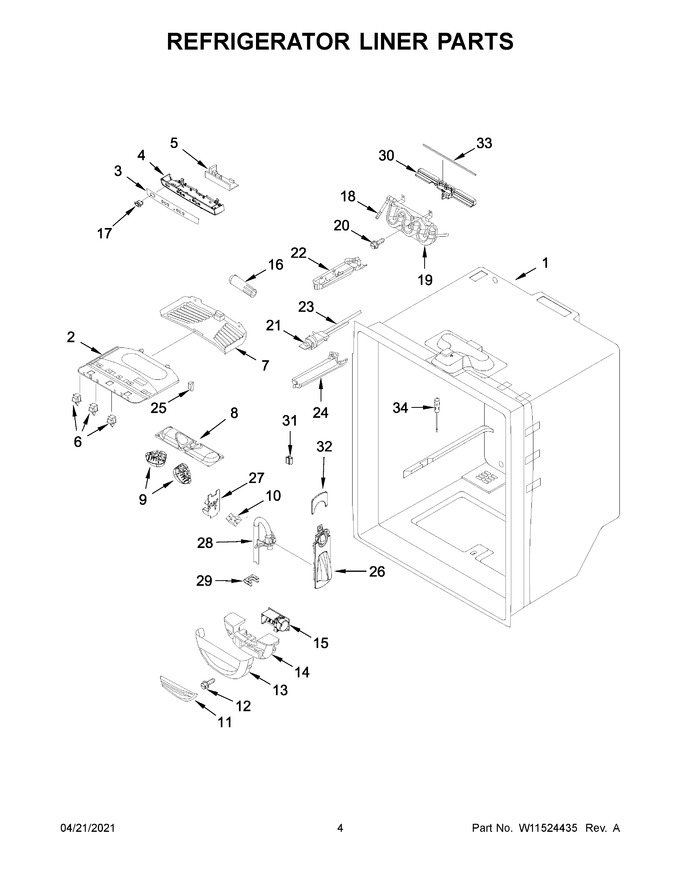 Diagram for WRF535SWHZ06