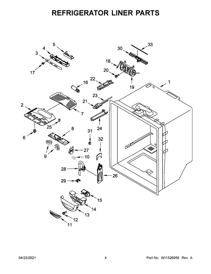 Diagram for WRF535SWHW04