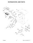 Diagram for 03 - Refrigerator Liner Parts