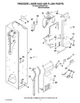 Diagram for 08 - Freezer Liner And Air Flow Parts