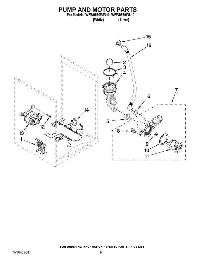 Diagram for WFW9550WL10