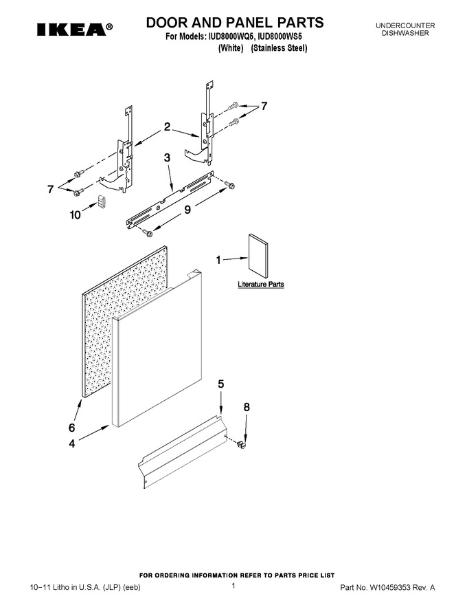 Diagram for IUD8000WS5