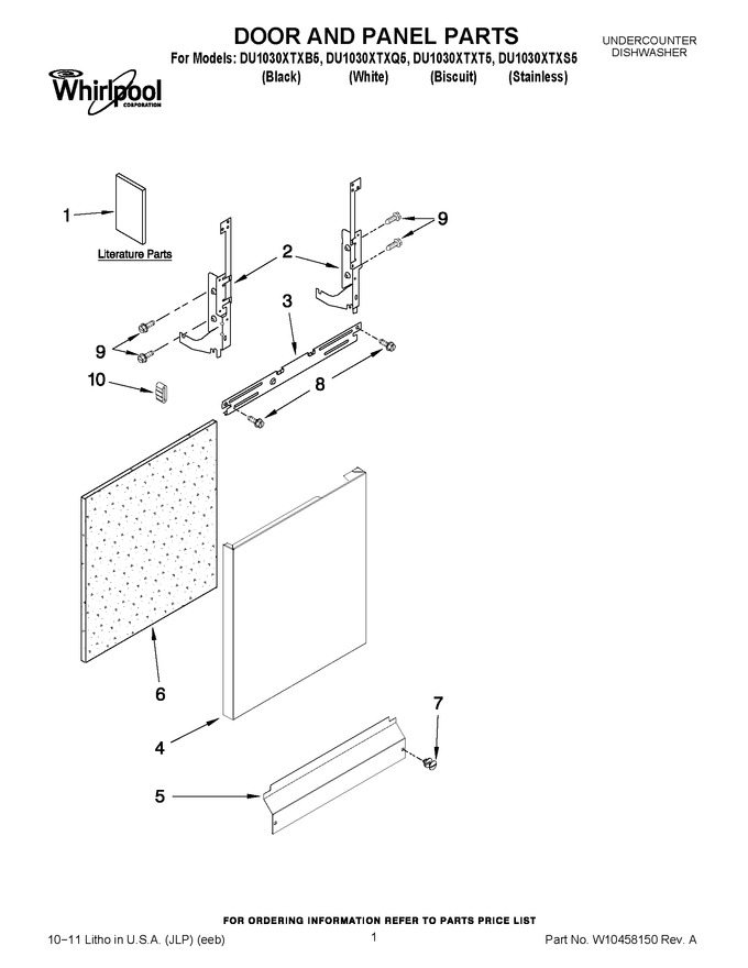 Diagram for DU1030XTXQ5