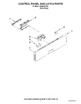 Diagram for 02 - Control Panel And Latch Parts