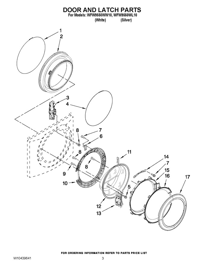 Diagram for WFW9550WL10