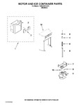 Diagram for 05 - Motor And Ice Container Parts