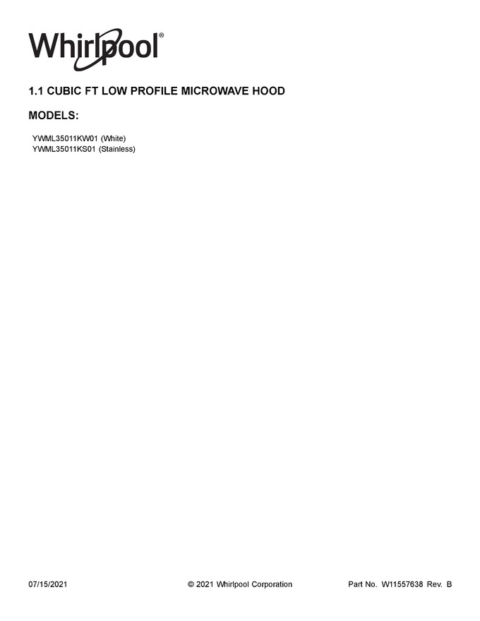 Diagram for YWML35011KW01