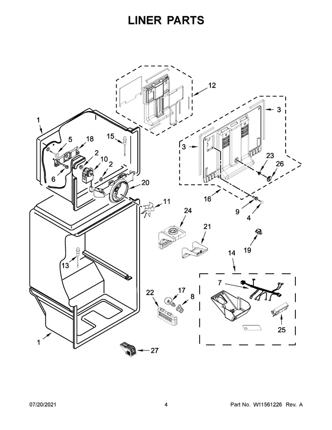 Diagram for WRT108FFDM00