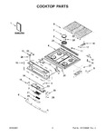 Diagram for 02 - Cooktop Parts