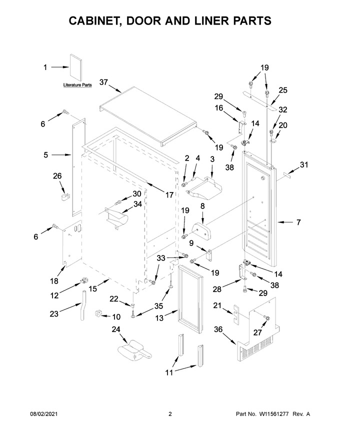Diagram for WUI75X15HW01