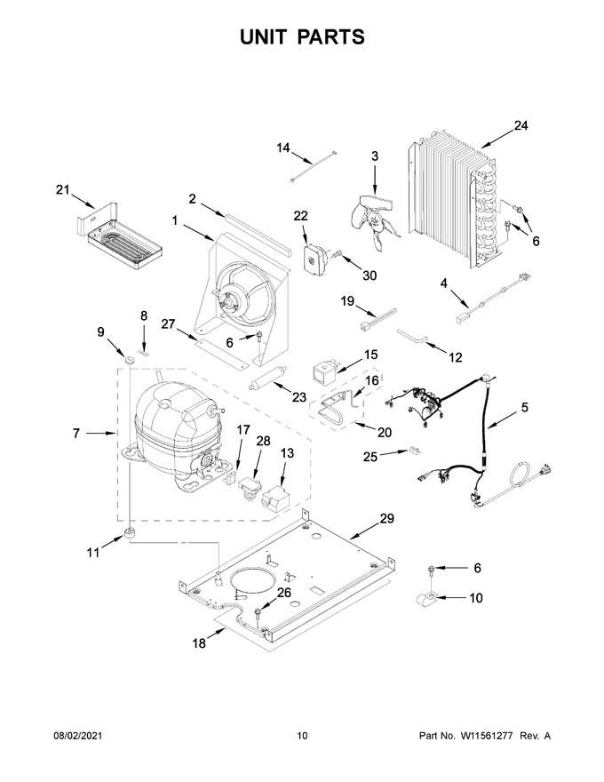 Diagram for WUI75X15HW01