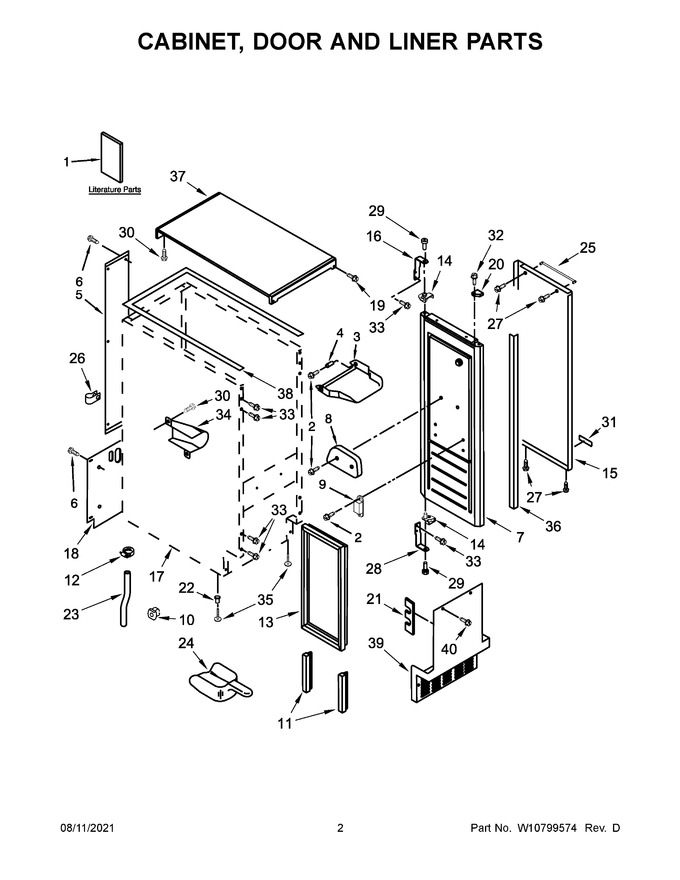 Diagram for KUIX305EWH0