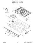 Diagram for 02 - Cooktop Parts