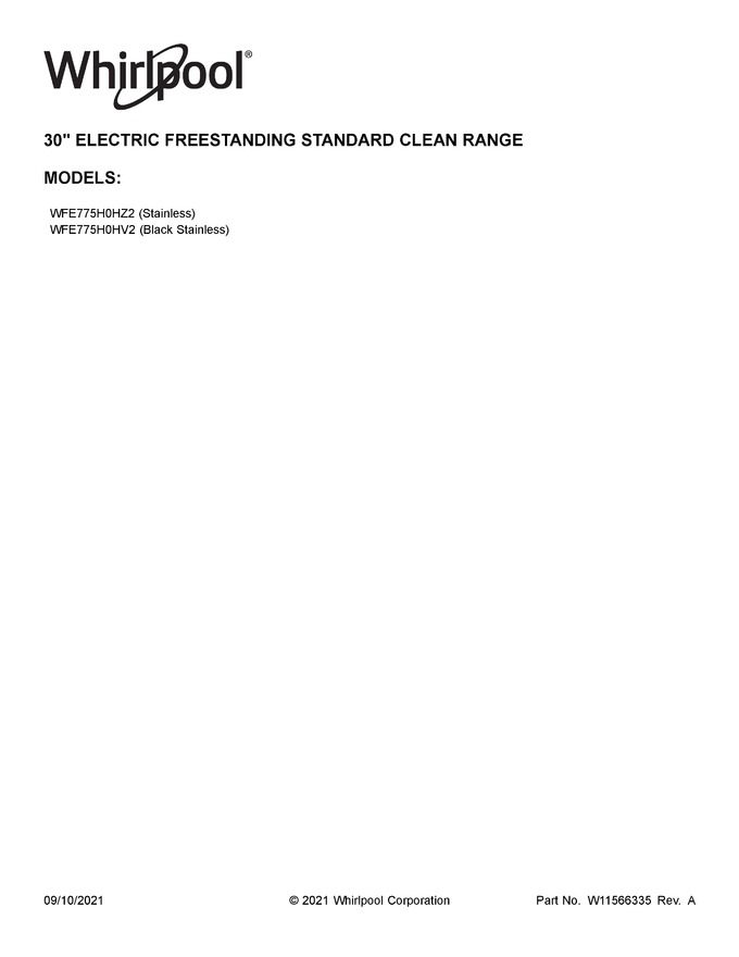 Diagram for WFE775H0HV2