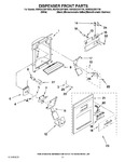 Diagram for 08 - Dispenser Front Parts
