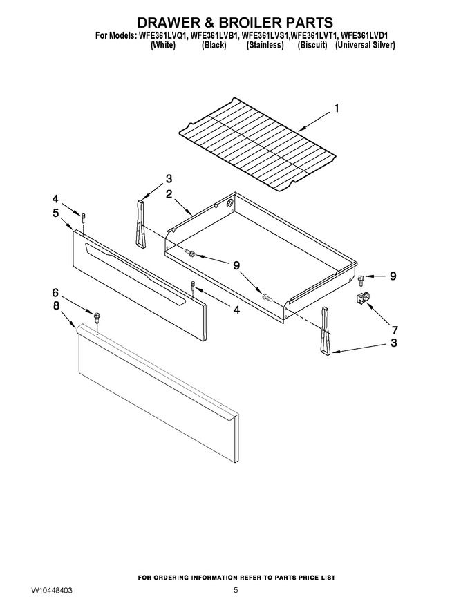 Diagram for WFE361LVQ1