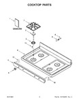 Diagram for 02 - Cooktop Parts