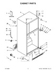 Diagram for 02 - Cabinet Parts